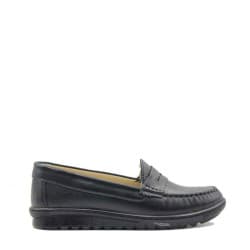 STI Orthopedic - Mocassin Orthopédique Femme - M50 Noir crispé