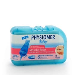 Aspirateur nasal + 5 filtres hygiéniques - Physiomer Baby