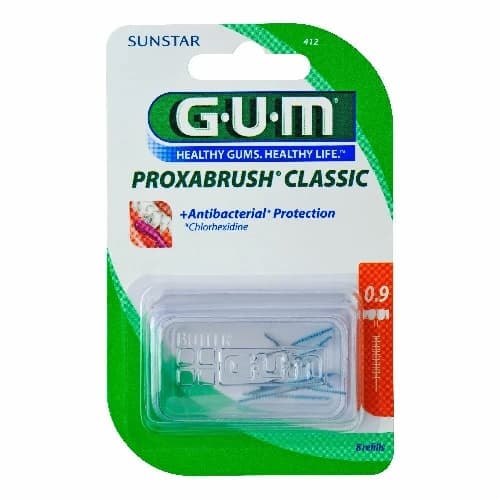 GUM Proxabrush Classic 412 Brossettes Interdentaires 0.9 mm