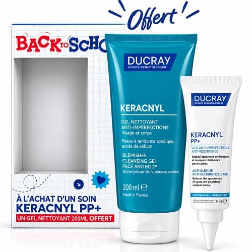 Ducray Coffret Keracnyl PP+ [Keracnyl Gel 200 ml Offert]