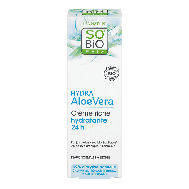 So’Bio Crème Riche Hydra 24H Peaux Sèches