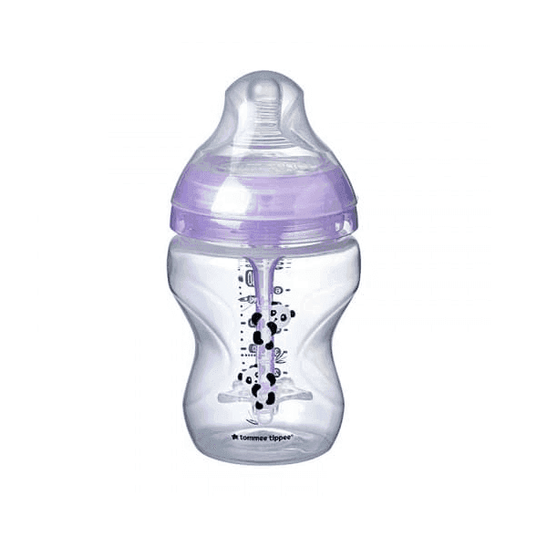 Tommee Tippee Biberon Advanced Anti-Colique Panda Lilas 0M+