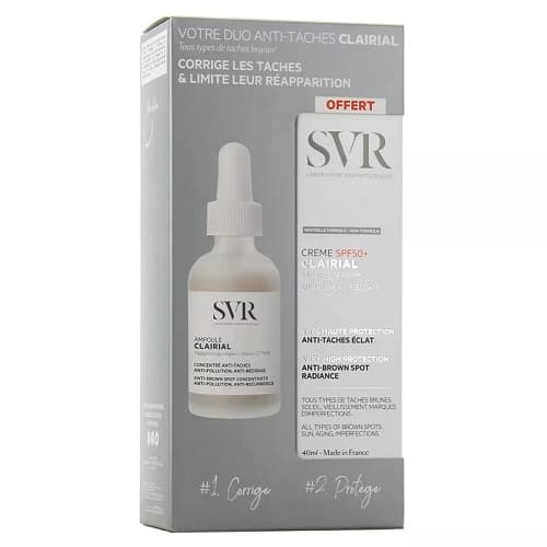 SVR Clairial Routine Ampoule + Crème SPF50+ Offerte