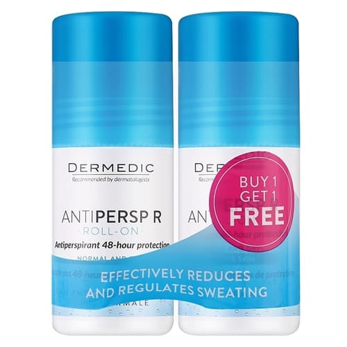 Dermedic Antiperspirant Duo Roll-On Bleu 2×60 g