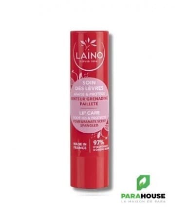 LAINO Soin des lèvres pailleté – senteur Grenadine