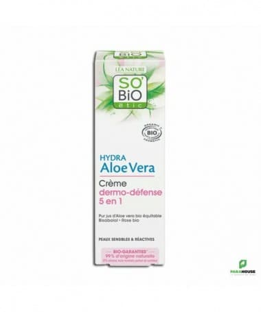 SO BIO HYDRA ALOE VERA CREME DERMO DEFENSE 5 EN 1