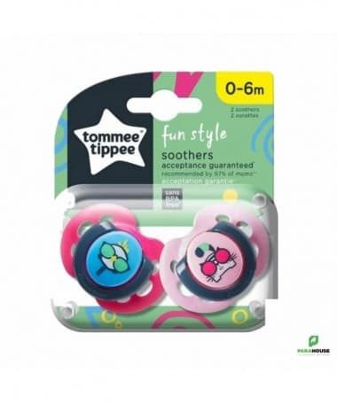 TOMMEE TIPPEE FUN STYLE SUCETTE 0-6M X2