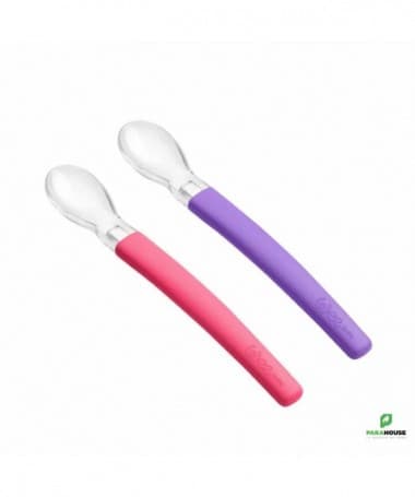 WEE BABY SET DE 2 CUILLERES SILICONE 6M+ - 122