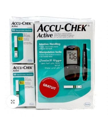 ACCU-CHEK ACTIVE (100 BANDELETTES+GLYCEMIE)