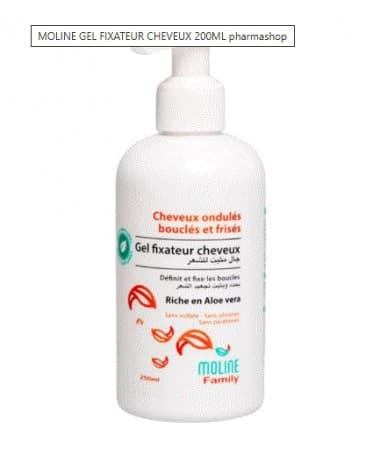 MOLINE GEL FIXATEUR CHEVEUX 200ML