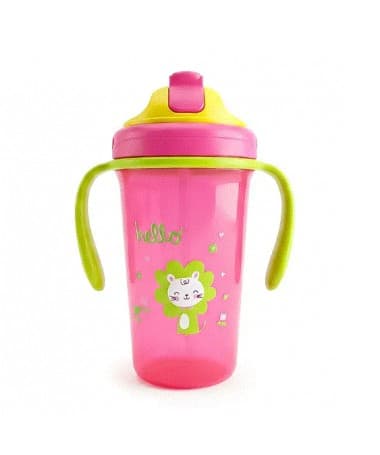 Baby Pur Tasse Avec Paille et Anses 300 ml Ref B68