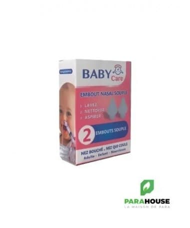BABY CARE - EMBOUTS NASALES SOUPLES +6MOIS (2 PIECES)