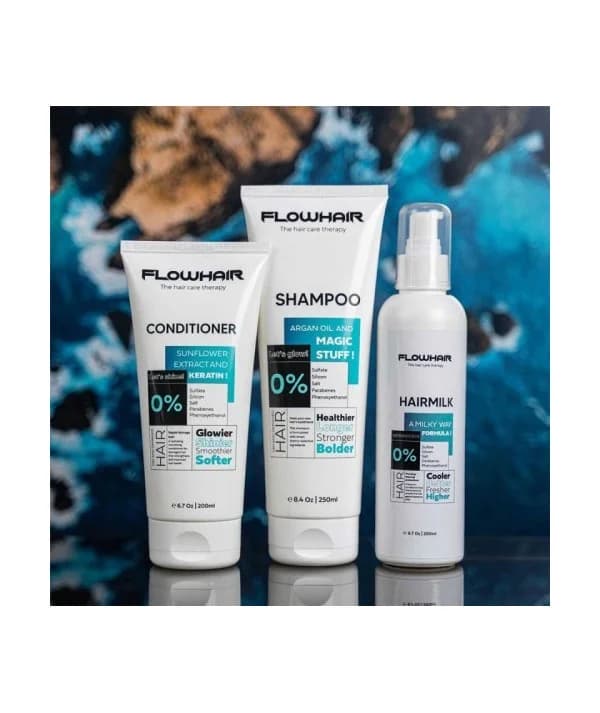 FLOWHAIR COFFRET SHAMPOO+CONDITIONER+HAIRMILK