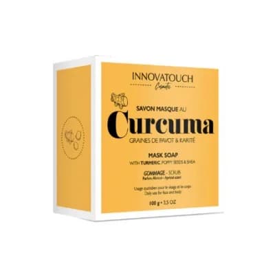 INNOVATOUCH Savon masque 2 en 1 au Curcuma