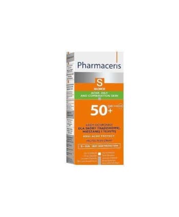 Pharmaceris S Medi Acné Protect SPF 50+ Peaux Grasses 50 ml