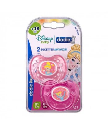 Dodie Sucette Anatomique Duo Cendrillon 18+
