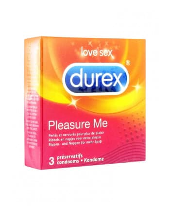 Durex Préservatifs Pleasure me Boite de 3