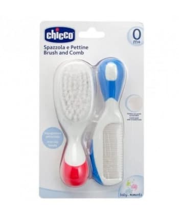 Chicco Brosse et Peigne Rose et Bleu