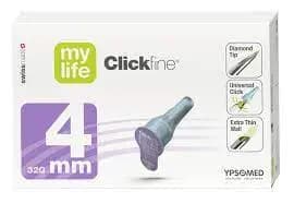 Aiguille De Stylo A Insuline Click Fine 4 Mm B/ 100