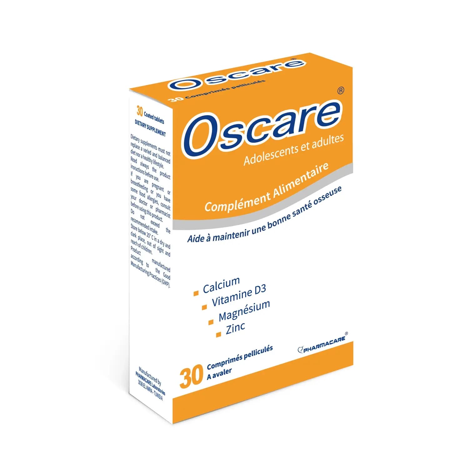 Pharmacare Oscare - 30 Comprimés
