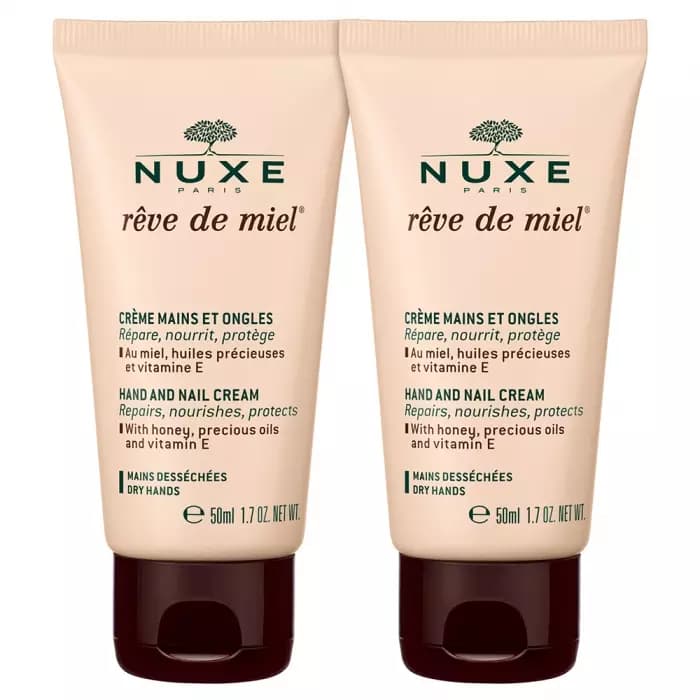 Nuxe Reve De Miel Creme Mains Et Ongles 2x50ml