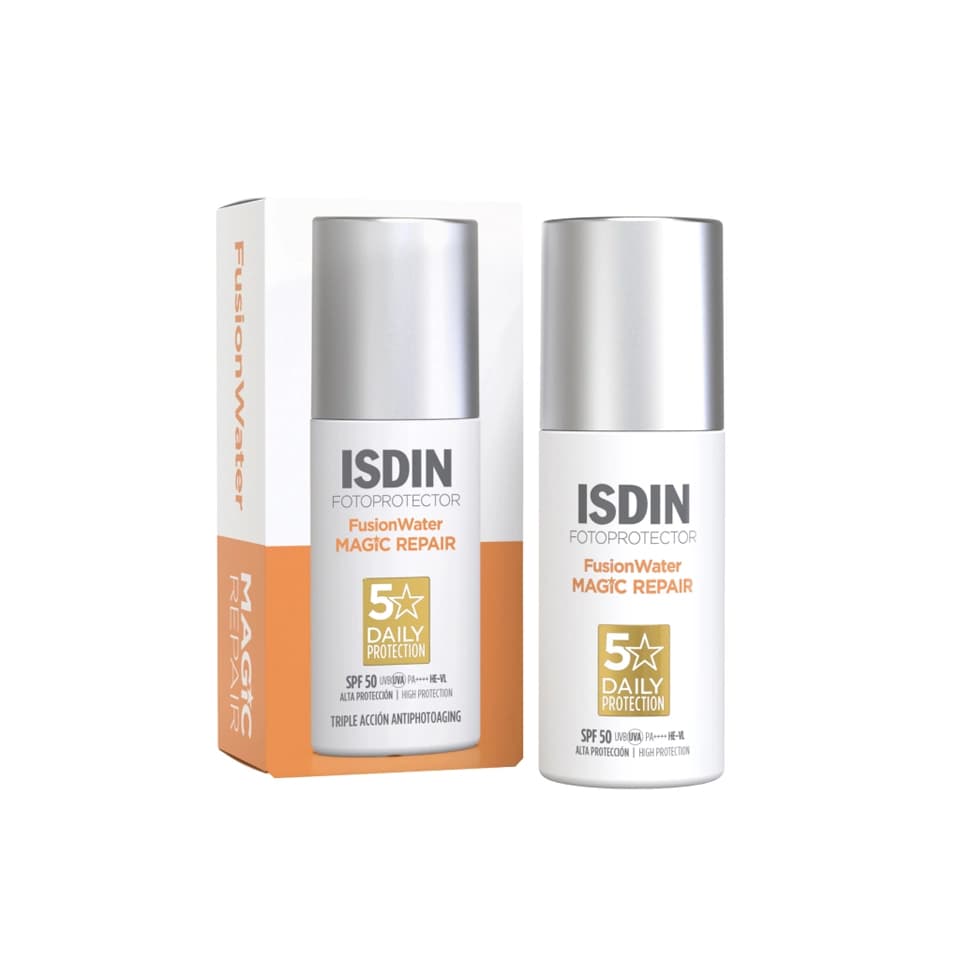 Isdin Fusion Water Magic Repair - Ecran Solaire Invisible Spf50 - 50ml