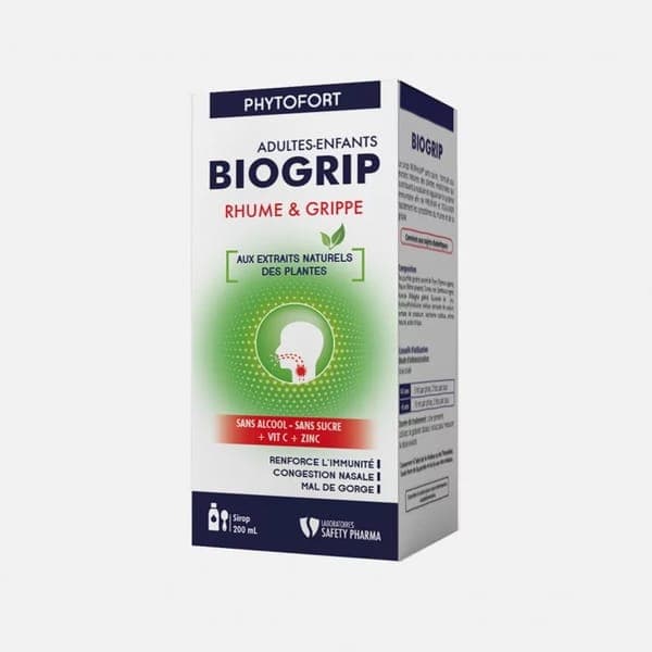 biogrip sirop rhume & grippe