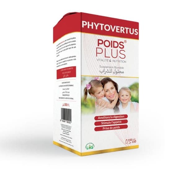 phytovertus poids plus sirop 150ml