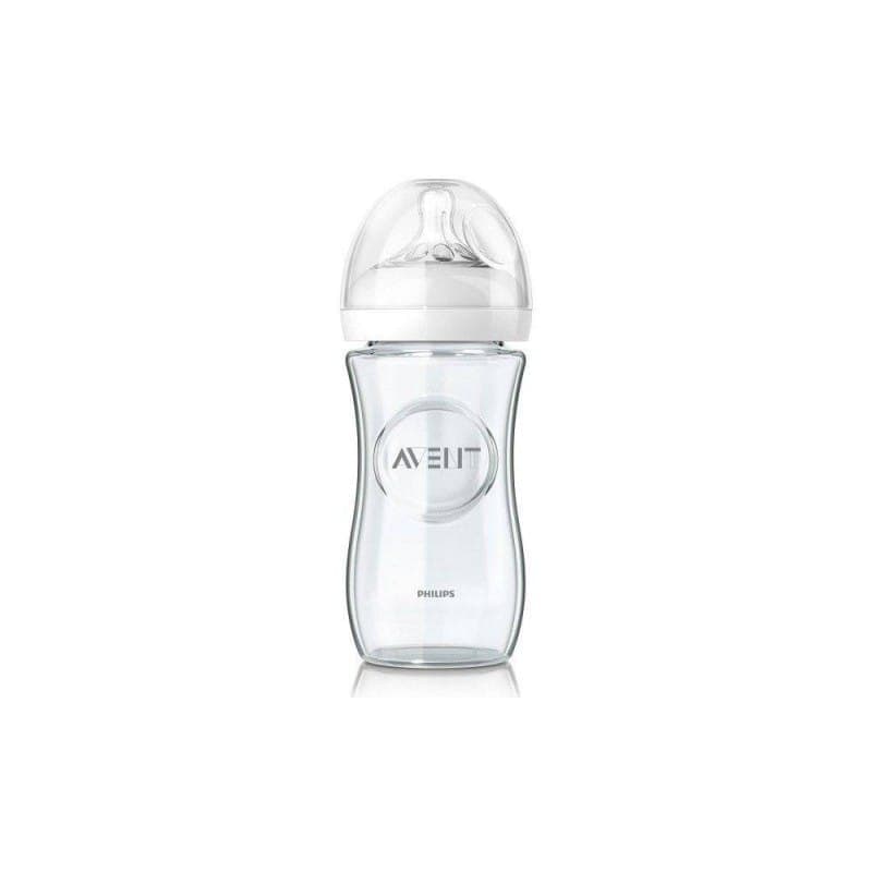 biberon natural verre 240ml 1m+