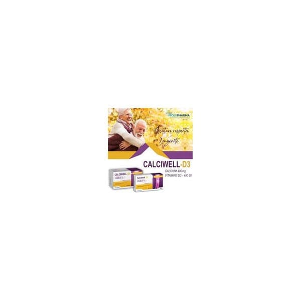 calciwell-d3 400mg bt/30