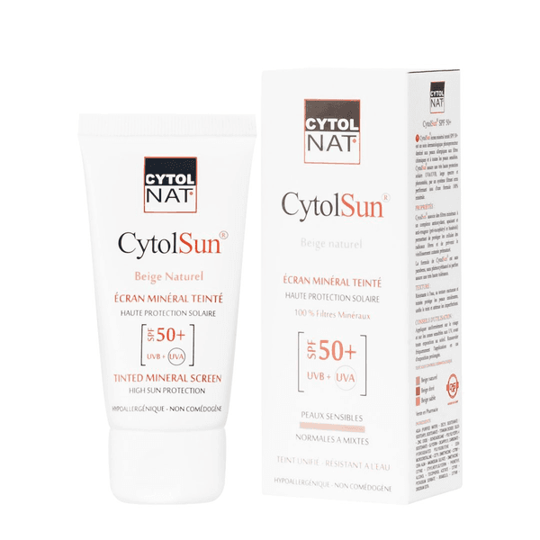 cytolnat cytolsun ecran spf50+ beige naturel