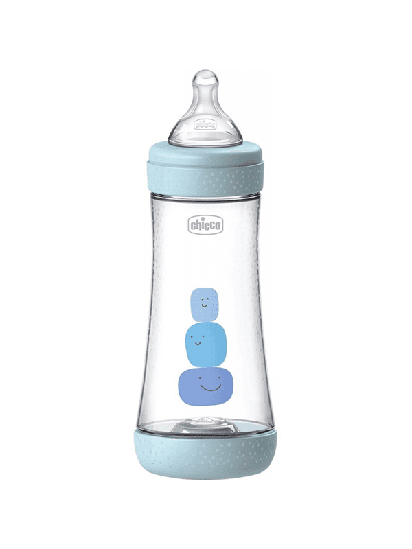 chicco biberon plasitue perfect5 300 ml boy
