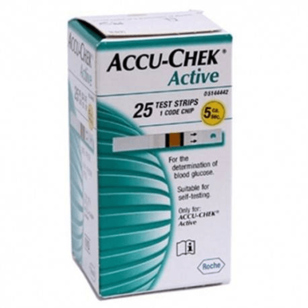 accu-chek active bandelettes bt/25