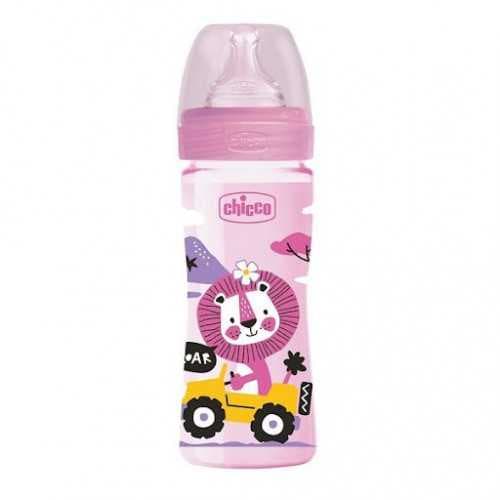chicco biberon plastique 250ml girl