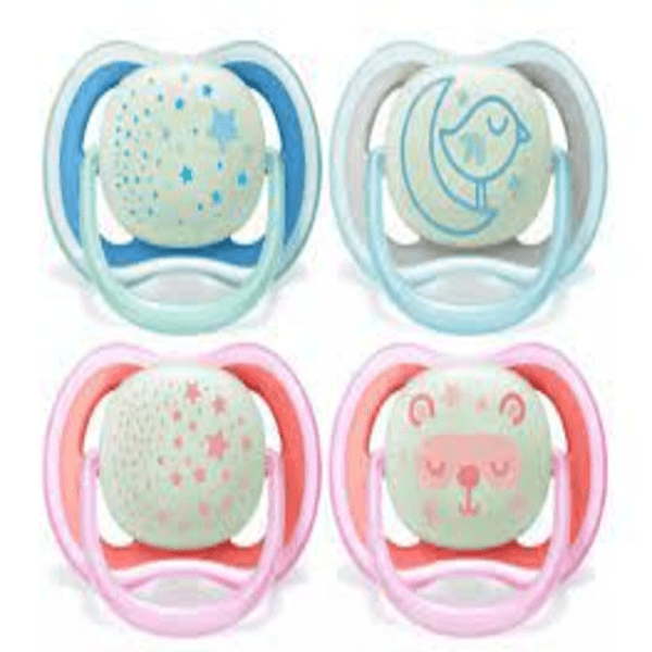 avent sucette ultra air happy 6-18m b/2