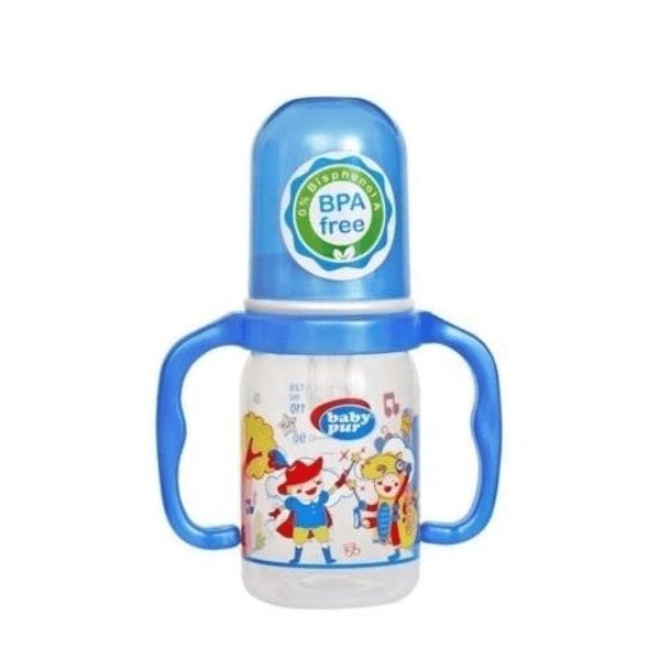 pur biberon verre avec anse 120ml (10096)