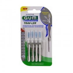 GUM TRAV-LER BROSSETTES x4 2MM (1618)