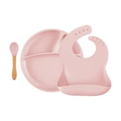 MINIKOIOI SERVICE BEBE 3PCS ROSE