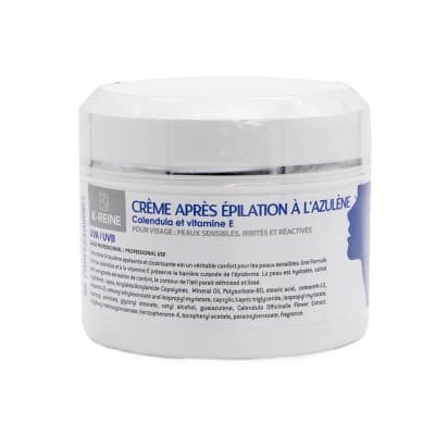 Créme Aprés épilation à L'AZULENE