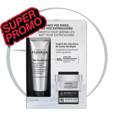 FILORGA COFFRET TIME FILLER SHOT 5XP + TIME FILLER CREME 5XP OFFERT