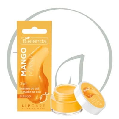 BIELENDA LIP CARE MASQUE DE NUIT+BAUME 2EN1 EXTRAIT DE MANGUE & BEURRE DE KARITE 10G