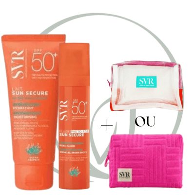 SVR TROUSSE SOLAIRE SUN SECURE FLUIDE PHOTO-AGE SPF50+ 40ML+ LAIT FAMILIALE SPF50+ 250 ML + CADEAU SELON VOTRE CHOIX