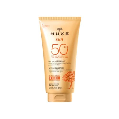 NUXE Lait Solaire Fondant Haute Protection SPF50 visage et corps