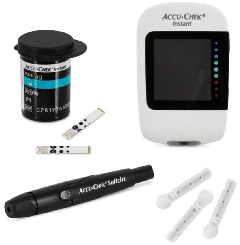ACCU-CHEK Instant Appareil + 10 Bandelettes