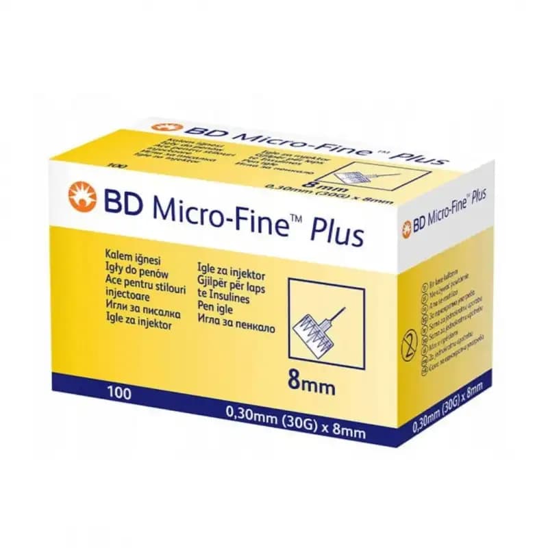 BD MICROFINE PLUS AIGUILLE A STYLO INSULINE 30G/8MM B100
