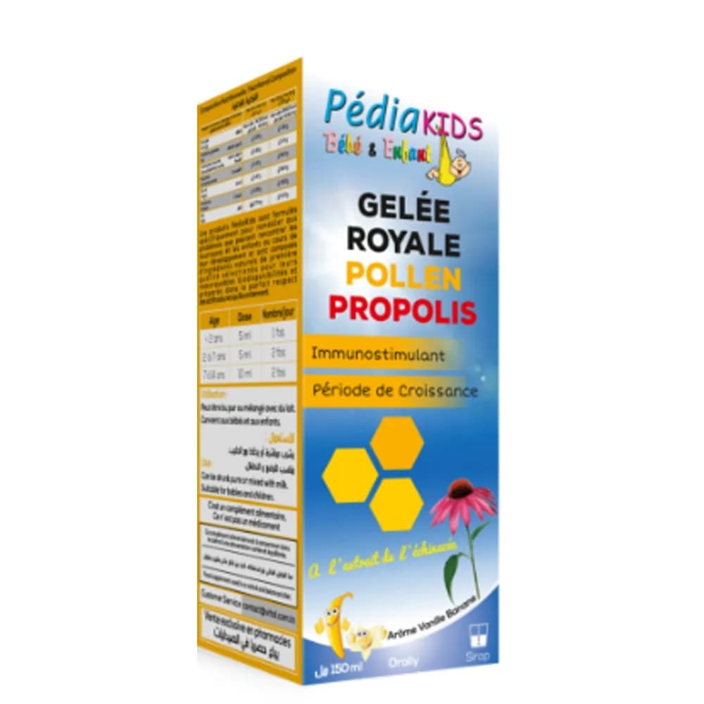 PEDIAKIDS GELEE ROYAL POLLEN PROPOLIS 150 ML