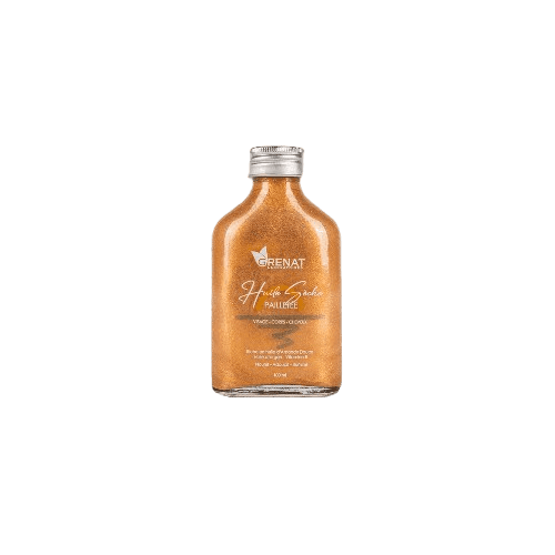GRENAT HUILE SECHE PAILLETE 100ML GOLD