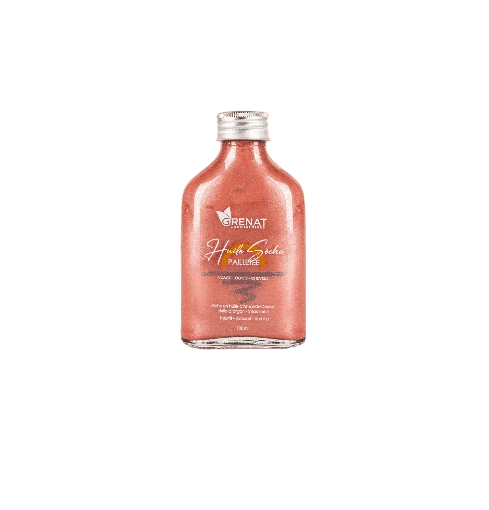 GRENAT Huile Sèche Pailletée Rosée,100ml