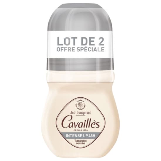 ROGE CAVAILLES ANTI-TRANSPIRANT INTENSE-LP ROLL-ON LOT DE 2 X 50 ML