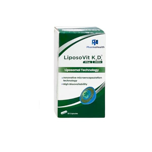 PHARMAHEALTH Liposovit k2d3 30 gélules